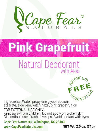 Natural Deodorant - Pink Grapefruit - Image 2
